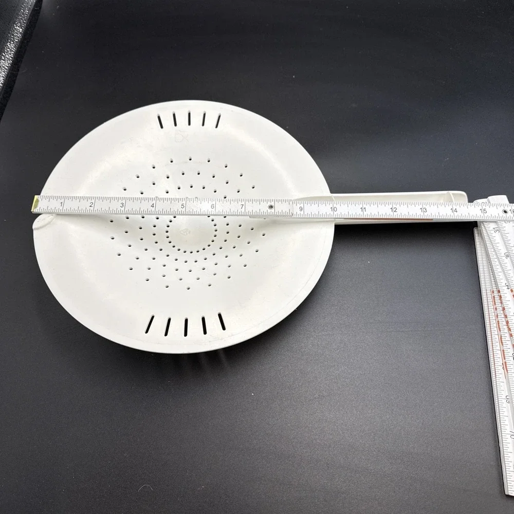 Tupperware Double Colander Twist N Lock Strainer Top Only White Replacement